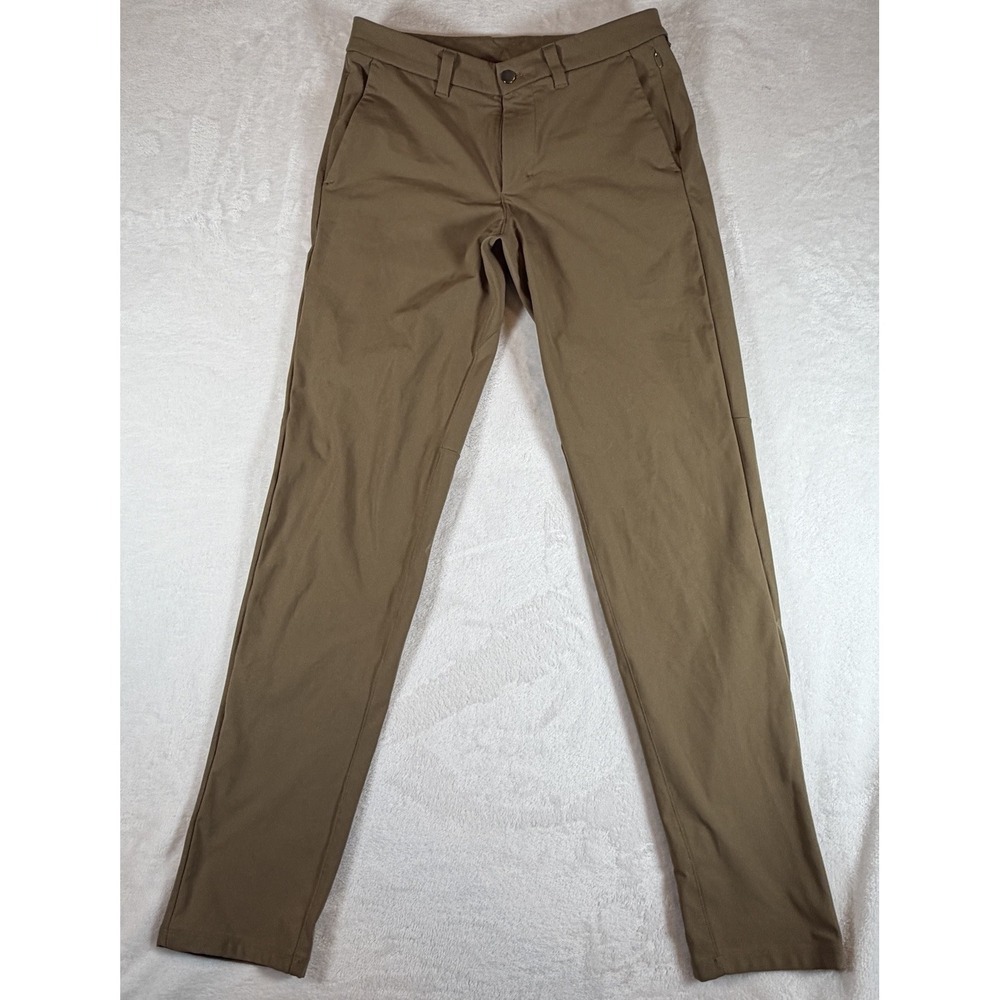 Lululemon Pants Mens 30x32 Beige Khaki ABC Slim Fit 5 Pocket Warpstreme Athletic